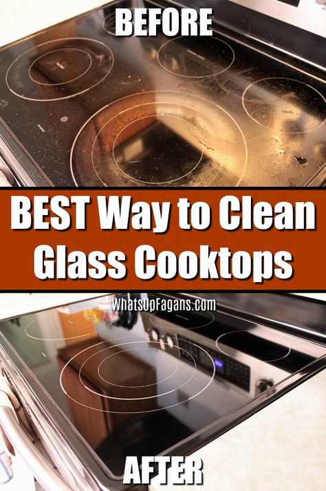 How to clean glass cooktop | BEST way to clean glass cooktop | Bar Keepers Friend | Kitchen Cleaning Tip | #cleaning #clean #kitchen #barkeepersfriend #BFKBeforeandAfter #BKFCleanser #BKFKitchen Clean Glass Cooktop, Cooktop Cleaner, Clean Hacks, Homemade Toilet Cleaner, Clean Baking Pans, Cleaning Painted Walls, Bar Keepers Friend, Glass Cooktop, Deep Cleaning Tips