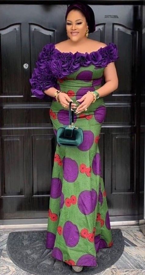 Ankara Wedding Dress, Maxi Dress Ankara, African Dress Patterns, African Maxi Dress Ankara, African Print Maxi Dress, Long Gown Styles, Ankara Long Gown, African Attire Dresses, Ankara Long Gown Styles