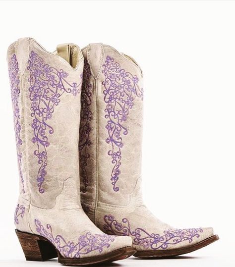 Mexican Boots For Women, Purple Cowboy Boots, Mexican Boots, Purple Quince, Purple Boots, Cowboy Wedding, Wedding Boots, Purple Accents, Purple Shoes