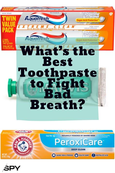 Keep scrolling to find a list of the best toothpaste for bad breath, as well as info on the causes behind bad breath in general. Hello Toothpaste, Aloe Vera For Sunburn, Home Remedies For Allergies, Best Toothpaste, Bad Breath Remedy, Natural Remedies For Migraines, Poor Digestion, Dry Skin Remedies, How To Prevent Cavities