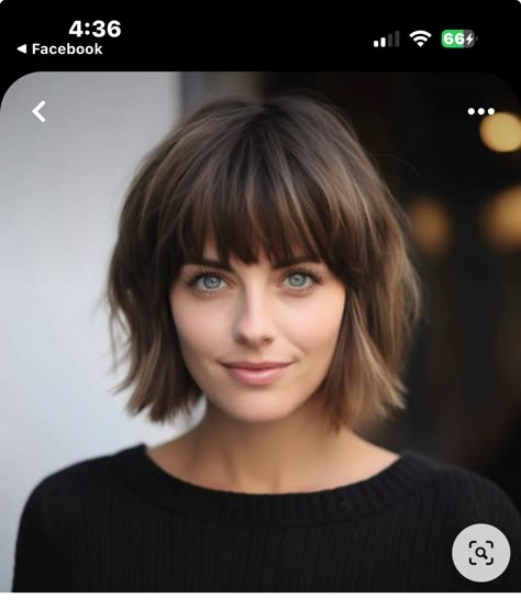 Kort Bob, Messy Bob Hairstyles, Haircuts For Medium Length Hair, Bob Hairstyles With Bangs, Choppy Bob Hairstyles, Chin Length Hair, Messy Short Hair, Hairdos For Short Hair, Short Hair With Bangs