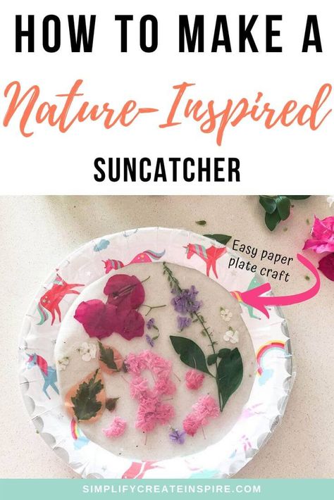 Paper Plate Suncatcher, Paper Plate Sun Catcher, Nature Suncatcher Craft, How To Make A Suncatcher, Diy Suncatchers For Kids, Make A Suncatcher, Tree Trunk Art, Storybook Crafts, Homeschooling Crafts