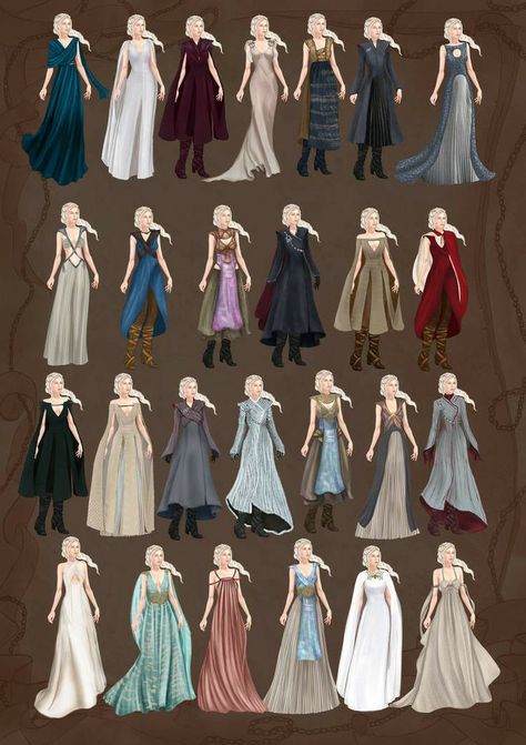 Targaryen Fashion, Daenerys Targaryen Outfits, Khaleesi Costume, Daenerys Targaryen Dress, Dessin Game Of Thrones, Game Of Thrones Dress, Game Of Thrones Outfits, Game Of Thrones Costumes, Game Of Throne Daenerys