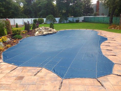 Mesh Safety Pool Covers | LOOP-LOC Inground Pool Covers, Pool Safety Covers, Pool Covers, Dream Pools, Inground Pools, Pool Cover, Home Safety, An Elephant, Merlin