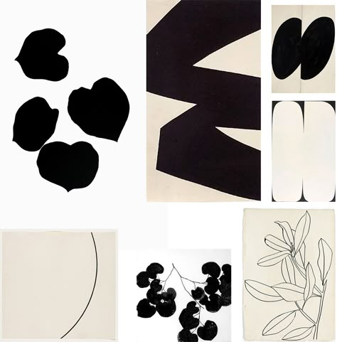 Art Interiors, Ellsworth Kelly, Black And White Art, Plant Drawing, Botanical Wall Art, White Art, Botanical Illustration, Art Paint, Botanical Prints