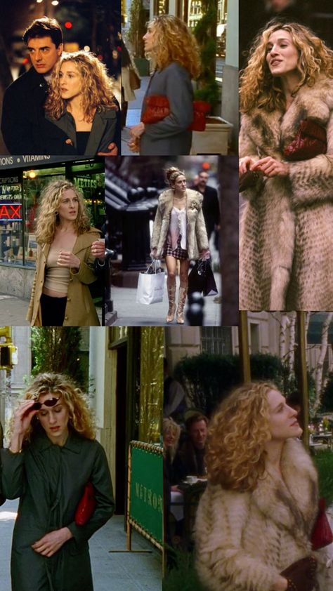 Carrie Bradshaw looks for fall and winter 🤎 #carriebradshaw #satc #fall #fallfashion #winter #fashion #looks #outfits #carriebradshawstyle #style Carrie Bradshaw, Carrie Bradshaw Outfits, Carrie Bradshaw Style, Winter Fashion Looks, Winter Fit, Fall Inspo, Fit Board Workouts, I ❤ Ny, Self Care Activities