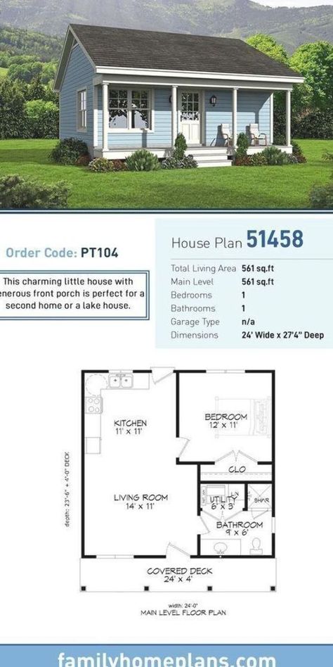 600 Square Foot House Plans, Tiny Home Layout Floor Plans, Granny Pad, Mother In Law Suite, Mother In Law Apartment, Mother In Law Cottage, Mini Homes, Guest House Plans, In Law House