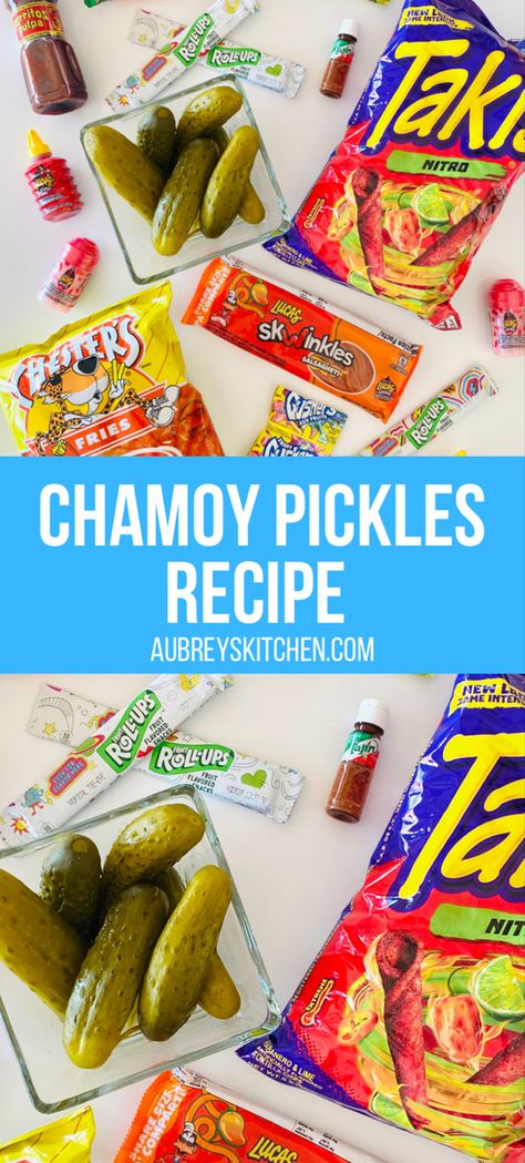 Ingredients to make chamoy pickles recipe and chamoy pickle kit. Pickle Michelada Recipe, Mexican Pickles Chamoy, Tik Tok Pickles, Chamoy And Tajin Pickles, Pickle With Chamoy And Tajin, How To Make A Chamoy Pickle, Diy Chamoy Pickles, Pickle Chamoy Recipe, How To Make Chamoy Pickles