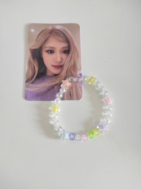 Rosie bracelet , Y2k bracelet , aesthetic DIY , Y2k DIY , KPOP jewelery , DIY jewelery, blackpink bracelet , Rosé bracelet , Lisa bracelet , Jisoo bracelet , jennie bracelet | observe for more 📿 Aesthetic Bead Bracelets Kpop, Kpop Bracelet Aesthetic, Blackpink Beads Bracelet, K Pop Bracelet Ideas, K Pop Bracelet, Jennie Bracelet, Pulseras Aesthetic Kpop, Kpop Bead Bracelets, Kpop Bracelet Ideas