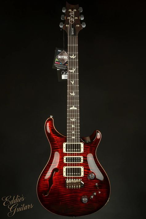 Paul Reed Smith (PRS) Special Semi-Hollow - Fire Red Burst Prs Guitars, Prs Guitar, Paul Reed Smith, Red Fire, Les Paul, Guitar, Iphone, Music, Red