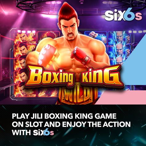 Play the action-packed Jili Boxing King game right now on Slot With Six6s. To continuously win prizes and have plenty of fun !! Play the game Boxing King now. Start your bet minimum 1 Rupee and pick the large possible to win enormous amount of money ! Therefore, play the Boxing King game right now on Six6s ! 💥Be Part of the Six6s, let's register today!💥 #Six6s #Sports #Onlinegame #Game #Recommended #Slot #Jili #BoxingKing Kings Game, Play Free Online Games, Win Prizes, Games Box, Slot Game, Free Online Games, Game On, Slots Games, Online Games