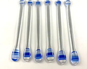 Fused Glass Swizzle Sticks, Sticks Diy, Beverage Bar, Glass Fusion Ideas, Fused Glass Artwork, Glass Fusion, Swizzle Sticks, Stir Sticks, Glass Designs