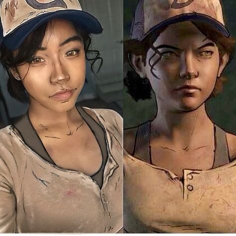 The Walking Dead Clementine cosplay - TheWalkingDeadGame Clementine Cosplay, Twd Clementine, Clementine Art, Twd Telltale, Twd Game, The Walking Dead Game, Ellie The Last Of Us, Girl Halloween Costume, Cosplay Inspo