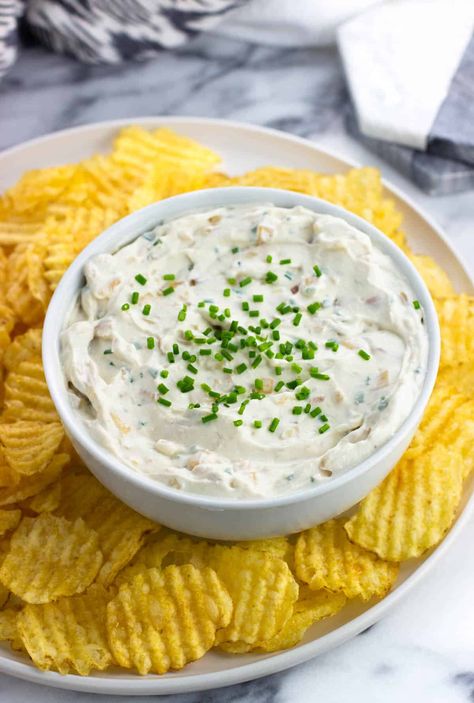 Sour Cream And Onion Dip, Healthy Sour Cream, Onion Dip Recipe, Homemade Sour Cream, Caramelized Onion Dip, Make From Scratch, French Onion Dip, Onion Dip, Caramelized Onion