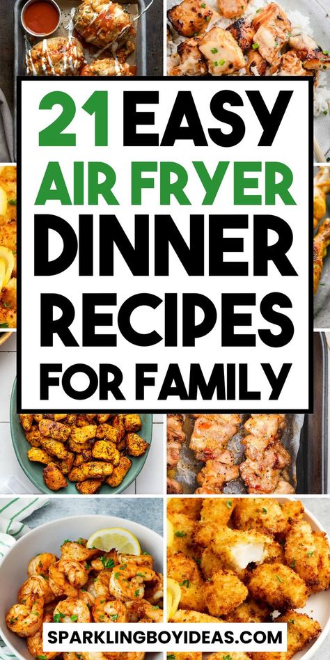 Whip up delicious air fryer dinner recipes in a snap! Explore our collection of quick air fryer meals, perfect for busy weeknights. From crispy air fryer chicken dinners to healthy air fryer seafood recipes like air fryer salmon, air fryer shrimp, and more, we've got you covered. Try our family-friendly air fryer recipes that are not only kid-approved but also low-carb and gluten-free. Looking for vegetarian air fryer meals or vegan air fryer dinner ideas, we've got you covered. Quick Air Fryer Meals, Air Fryer Seafood, Air Fryer Dinner Ideas, Vegetarian Air Fryer, Vegan Air Fryer, Air Fryer Dinner, Air Fryer Shrimp, Air Fryer Meals, New Air Fryer Recipes