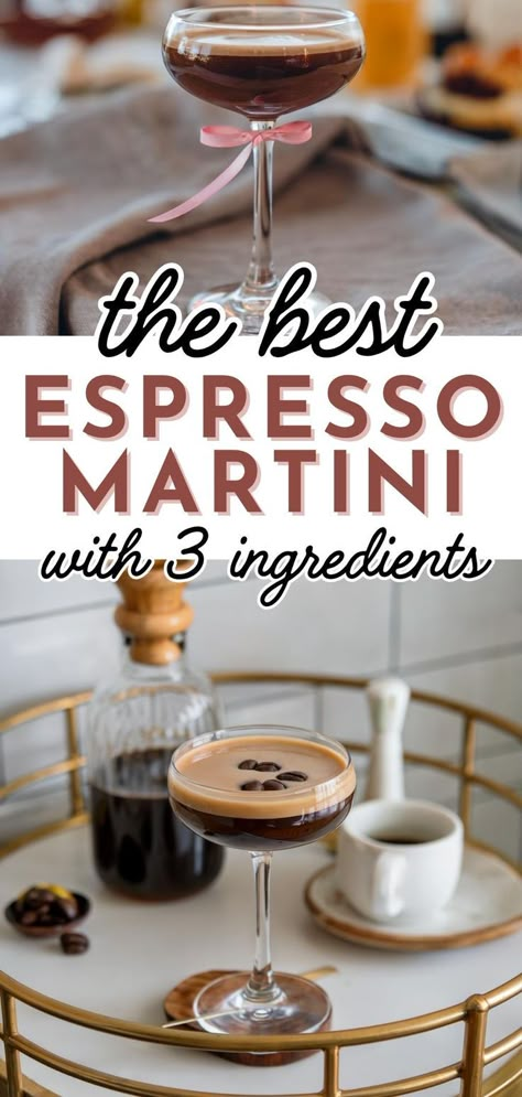 A creamy, foamy espresso martini on a bar cart, perfect for anyone learning how to make an espresso martini with ease. Vodka Mixed Drinks Recipes, Best Espresso Martini, Martini Recipes Easy, Espresso Martini Ingredients, Drinks Alcohol Recipes Easy, Espresso Vodka, Vodka Mixed Drinks, Martini Recipes Vodka, Easy Mixed Drinks