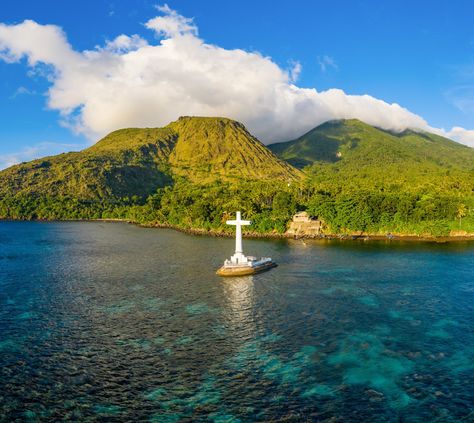 Camiguin Island in the Philippines is a picture-perfect oasis of beaches, foliage, waterfalls, and even a sunken cemetery. Here are our top reasons for visiting this slice of paradise. Sunken Cemetery Camiguin, Camiguin Island, Northern Mindanao, Cambodia Travel, Travel Moments, Exotic Places, Remote Island, Philippines Travel, Island Tour