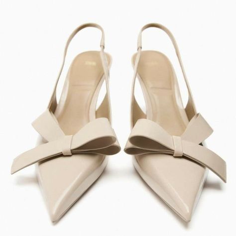 Bow Heels Outfit, Black Bow Heels, Party High Heels, White Sandals Heels, Bow Heels, Bow Knot, Slingback Shoes, Comfortable Heels, Pointed Toe Heels