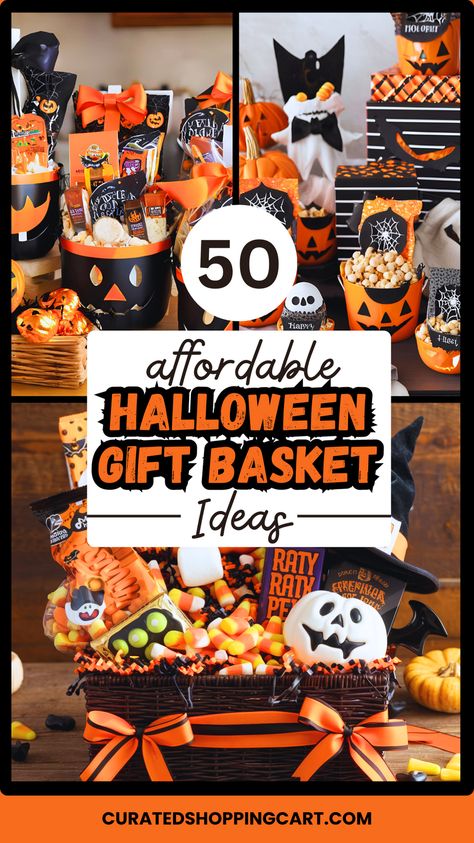 Treat the Halloween lovers in your life to 50 spooky gift basket ideas. Perfect for creating lasting memories and adding a touch of spookiness to your celebrations. Spooky Halloween gifts, Halloween gift baskets, eerie gift ideas, Halloween presents, unique Halloween baskets, boo basket for him, spooky basket ideas, spooky gifts, spooky gift ideas, spooky gifts for friends, spooky gift bags, gift baskets for adults, halloween gift bag ideas, halloween gifts for students, boo basket. Halloween Silent Auction Basket, Halloween Basket Ideas For Adults, Halloween Gift Baskets For Friends, Halloween Baskets For Adults, Spooky Basket For Her, Spooky Basket For Him, Spooky Gift Basket, Halloween Gift Basket Ideas, Adult Boo Basket