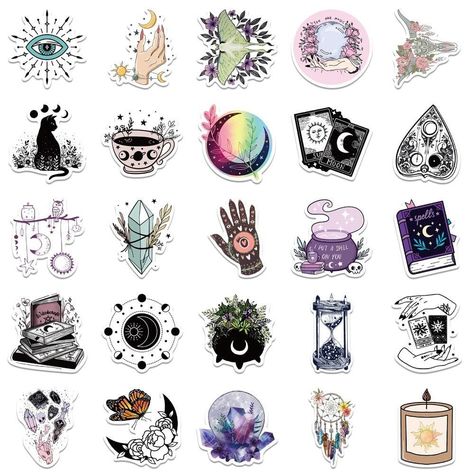 cute #stickers #to print #aesthetic nct 127 cute #stickers cute #stickers #in instagram cute #stickers #retro Witchy Stickers, Witch Stickers, Magic Stickers, Boho Witch, Magic Crystal, Black Cat Sticker, Crystal Stickers, Skateboard Stickers, Witchy Decor