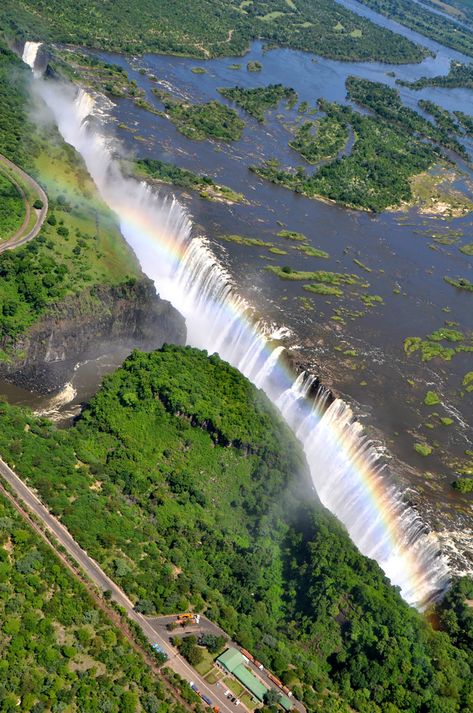 Victoria Falls, Zimbabwe | Necessary Indulgences Victoria Falls Zimbabwe, Seven Wonders Of The World, Chobe National Park, Largest Waterfall, Victoria Falls, Amazing Nature Photos, Seven Wonders, Beautiful Waterfalls, Beautiful Places In The World