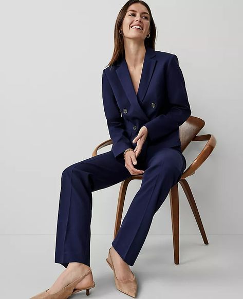 836296 Navy Womens Suit, Petite Womens Clothing, Petite Suits, Women Lawyer, Straight Suit, Stylish Petite, Straight A, Suits For Sale, Line Shopping