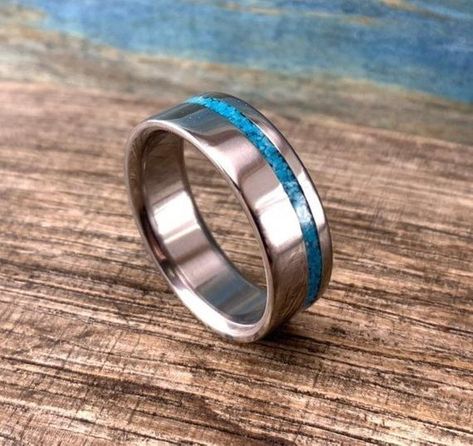 Hey, I found this really awesome Etsy listing at https://www.etsy.com/au/listing/655584891/mens-turquoise-ring-turquoise-wedding Promise Ring For Men, Turquoise Wedding Ring, Mens Turquoise Rings, Mens Engagement Ring, Turquoise Wedding Rings, Matching Ring Set, Wood Wedding Ring, Titanium Wedding Rings, Rings Mens Wedding Bands