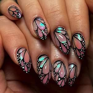 Elevating your nails game with our Almond Press on Nails with 3D 3D Butterfly Designs, adds a touch of sophistication to any look.
Craft from ABS, offer a unique almond shape and delicate designs that's both practical and easy to apply. 3d Butterfly Nails, Coquette Women, 3d Butterfly Art, Nails Medium Almond, Nail Stickers Designs, Nails Sparkly, Almond Press On Nails, Ombre Acrylic, Nails Glossy