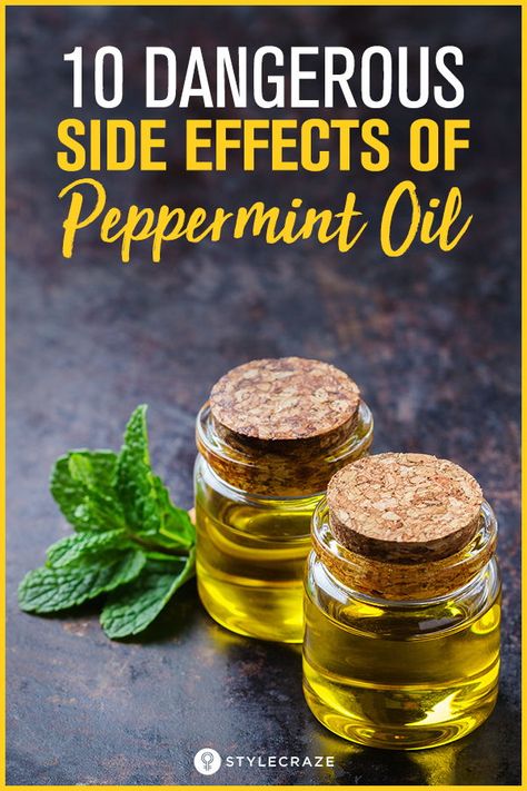 10 Side Effects Of Peppermint Oil: Peppermint oil is well admired for the calming benefits it renders. But, have you ever thought that it can also cause side effects. Here is a list of the side effects of peppermint oil could possibly have on your health. #peppermint #healthcare Peppermint Essential Oil Blends, Make Peppermint Oil, Benefits Of Peppermint Oil, Pepermint Oil, Peppermint Essential Oil Benefits, Peppermint Essential Oil Uses, Benefits Of Peppermint, Peppermint Oil Uses, Peppermint Oil Benefits