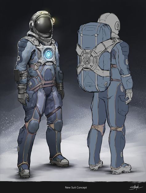 Space X Suit, Expanse Space Suit, Astronaut Concept Art Space Suits, Space Suits Concept Art, Sci-fi Space Suit, Futuristic Space Suit Concept Art, Nasapunk Art, Space Suit Character Design, Astronaut Suit Concept Art