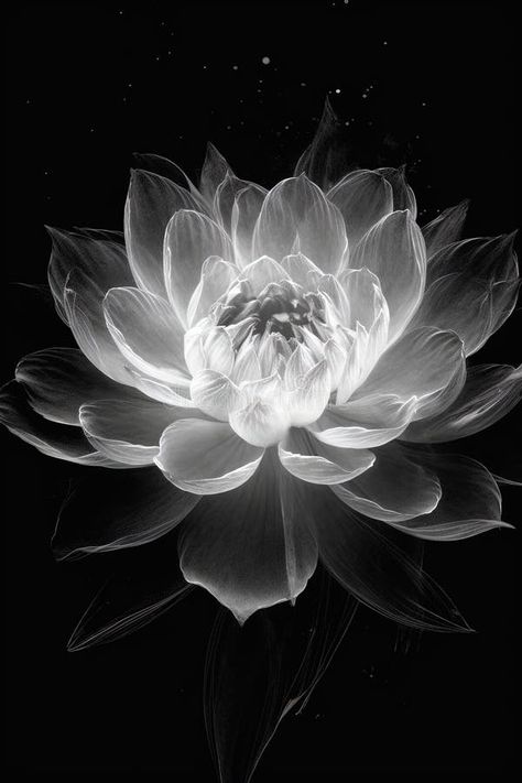 Abstract the lotus, black and white illustration. Generative AI royalty free stock photography Lotus Black And White, Abstract Lotus, Lotus Photography, Black Lotus, Charcoal Sketch, Graphic Ideas, White Illustration, White Lotus, Black And White Wallpaper