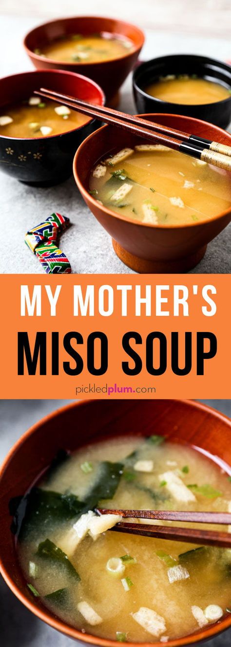 How To Make Miso Soup Easy, Best Miso Soup, Miso Soup Vegetarian, Miso Soup Healthy, Korean Miso Soup, Easy Japanese Soup, Authentic Miso Soup, Healthy Easy Soups, Best Korean Dishes