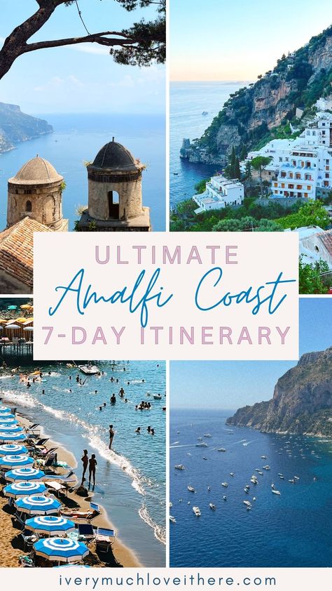 Ultimate Amalfi Coast Itinerary | 7-10 Day Itinerary Amalfi Coast Things To Do, Amalfi Coast Itenary, Naples And Amalfi Coast Itinerary, Capri Day Trip, What To Do In Amalfi Coast, Amalfi Coast Road Trip, Italy Itinerary 10 Days Amalfi Coast, Amalfi Coast Bucket List, Amalfi Itinerary