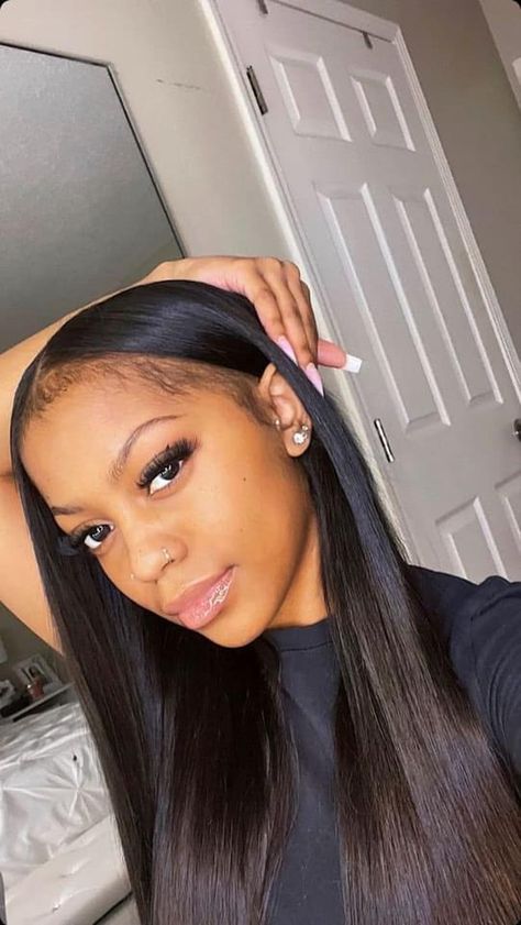 Straight Quick Weave Hairstyles, Grade Hairstyles, Sew In Straight Hair, Sew In Hairstyles, Girl Hairstyle, Quick Natural Hair Styles, Quick Weave Hairstyles, Cute Box Braids Hairstyles, Goals Inspiration