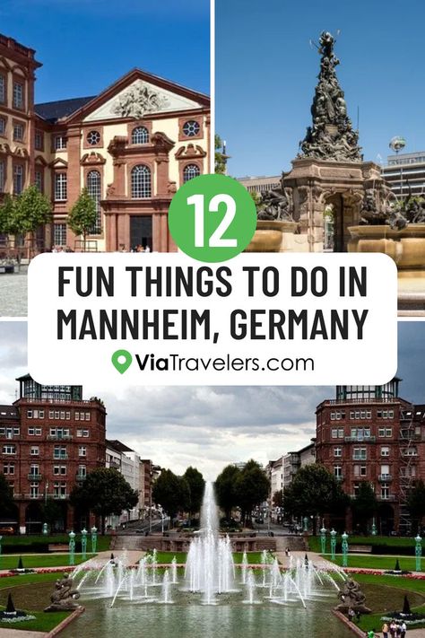 Fun Things to Do in Mannheim, Germany Manheim Germany, Mannheim Germany, Beautiful Parks, Cities In Germany, Visit Germany, European Vacation, Beautiful Park, Winter Travel, European Travel