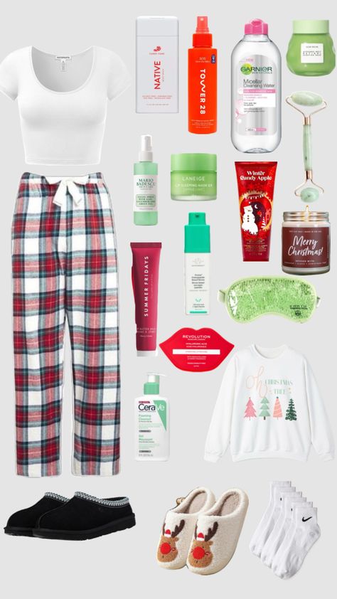 Christmas preppy night routine Preppy Night Routine, Christmas Preppy, Night Routine, Christmas