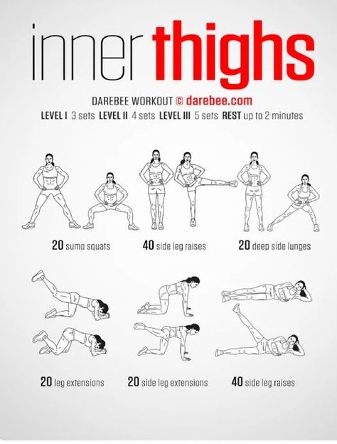 Darbee Workout Women, Darbee Workout, Inner Thighs Workout, Darebee Workout, Thighs Workout, Workout Women, Inner Thigh Workout, Workout Routines For Beginners, Full Workout