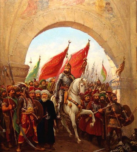 Sultan Salahuddin Ayubi.... Battle Of Vienna, Mehmed The Conqueror, Turkey History, Fall Of Constantinople, Ottoman Turks, Empire Ottoman, Empire Romain, Byzantine Empire, History Painting