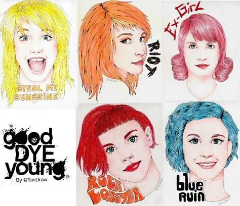 good DYE young Hayley Williams, Rockstar Hair, Good Dye Young, Hayley Paramore, Paramore Hayley Williams, Paramore, Beautiful Hair, Dye, Band