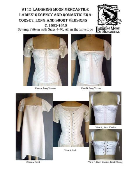 Regency and Romantic Eras Corset with Chemise Corded or | Etsy Victorian Pants, Victorian Ball Gowns, Regency Era Fashion, Victorian Corset, Romantic Era, Snk Cosplay, Corset Pattern, Regency Dress, Regency Fashion