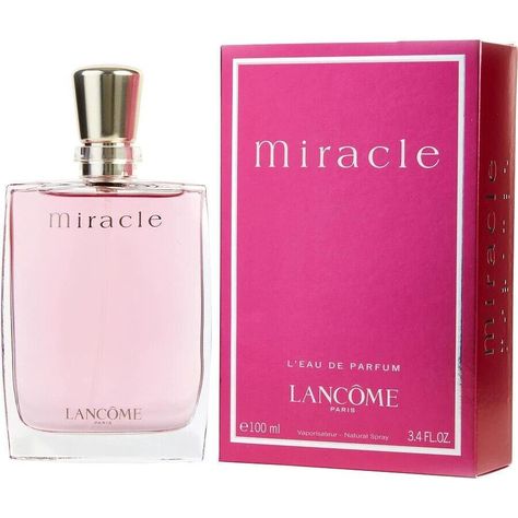 Dear Buyers, we are pleased to offer you  Lancome Miracle E.D.P 100ml / 3.4 FL OZ For Women The world and the universe are a being of endless miracles. Lancome believes in a woman and her power to create her own miracle, to bring about change in the world. The miracle and wonder of the sunrise evokes in "Miracle" circles of fragrances rising from the sunrise, From the freshness, the humidity, the fading mists, the morning chill, the renewal and the blooming of the flowers.   fragrance: Fruity and fresh: lychee, Prugia flower. The delicate scent of magnolia mixed with the spice scent of ginger and pepper. Jasmine, musk and amber. It would make a wonderful addition to a collection. Thank you for looking and if you have further questions please feel free to contact me :)   Shipping I do ship Miracle Perfume, Perfume Lancome, Lancome Perfume, Perfume Floral, First Perfume, Uma Thurman, Fragrance Set, Best Fragrances, Best Perfume