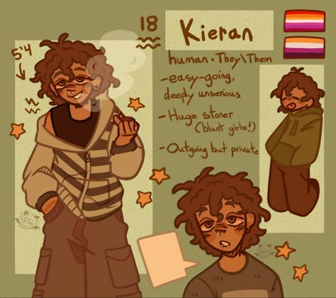 Nonbinary Art Oc, Queer Oc Art, Reference Sheets Oc, Nonbinary Oc Character Design, Non Human Oc Ideas, Character Oc Sheet, Gay Oc Art, Oc Design Sheet, Cool Oc Art