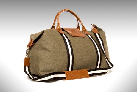 I found the coolest thing at Touch of Modern! Garmet Bag, Canvas Duffel Bag, Passenger Seat, Duffel Bag Travel, Canvas Bags, Duffel Bags, Duffle Bags, Leather Accents, Man Style