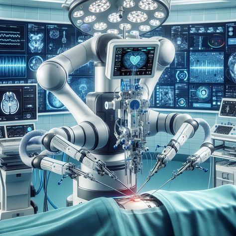 🏥 AI in Robotic Surgery: AI enhances precision in minimally invasive procedures. Imagine AI performing complex surgeries. #RoboticSurgery Robot Doctor, Medical Robots, Surgical Robots, Advance Technology, Space Debris, Basic Anatomy And Physiology, Robotic Surgery, Robot Technology, Engagement Marketing