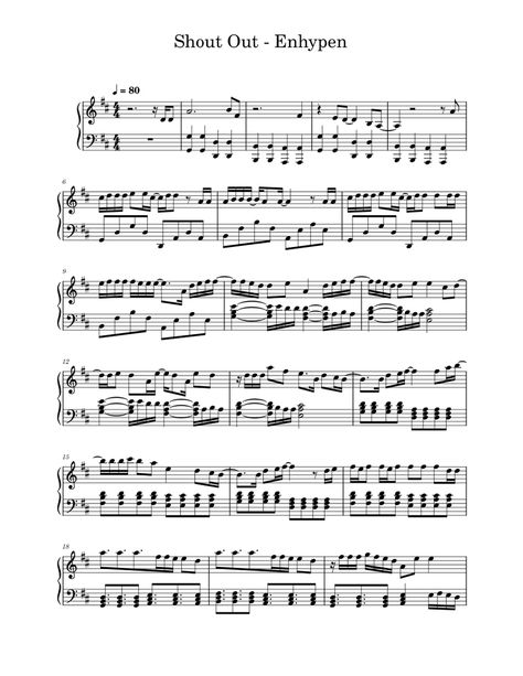 Shout Out – ENHYPEN Sheet music for Piano (Solo) | Musescore.com Kpop Songs Flute Sheet Music, Shout Out Enhypen, Violin Notes, Piano Notes Songs, Piano Notes, Flute Sheet Music, Song Sheet, Violin Sheet Music, Sheet Music For Piano