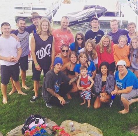 Megan Brooks via Instagram: ”Lake crew with our new friend Justin Bieber” Rory Kramer, New Friends, Justin Bieber, Lake, Instagram