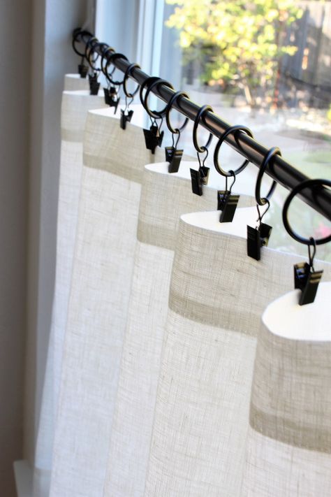 Cafe Curtains Made in Semi Sheer off White 100% Linen. - Etsy Australia Parisian Cafe Curtains, White Linen Cafe Curtains Kitchen, Cafe Curtains With Valance, Cafe Curtain Ideas For Kitchen, Kitchen Cafe Curtain, Linen Kitchen Curtains, Short Kitchen Curtains, Linen Cafe Curtains, Acorn Cottage