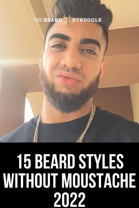 Beard Styles Without Moustache Beards Without Mustache, No Mustache Beard Style, Soul Patch Beard, Beard Without Moustache, Beard Without Mustache, Beard Styles Shape, Latest Beard Styles, Viking Beard Styles, Moustache Style