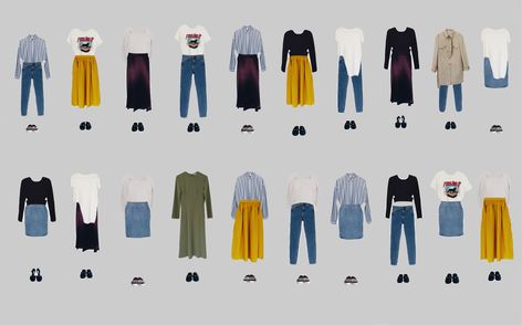 How to always know what to wear - a visual guide. Capsule Wardrobe Examples, Outfit Generator, Outfit Creator, Outfit Planner, Become A Fashion Designer, Outfit Plan, Outfit Collage, Fashion Design Dress, Zooey Deschanel