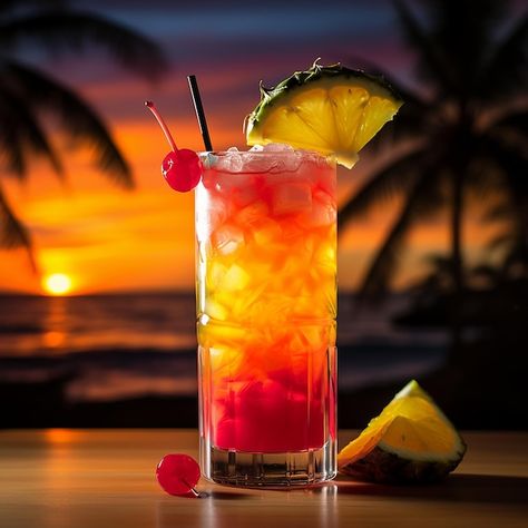 Photo vibrant tequila sunrise cocktail i... | Premium Photo #Freepik #photo Tequila Sunrise Cocktail, Sunrise Cocktail, Tequila Sunrise, Event Food, Business Card Maker, Flyer Maker, Cocktail Glass, Cartoon Clip Art, Birthday Celebrations